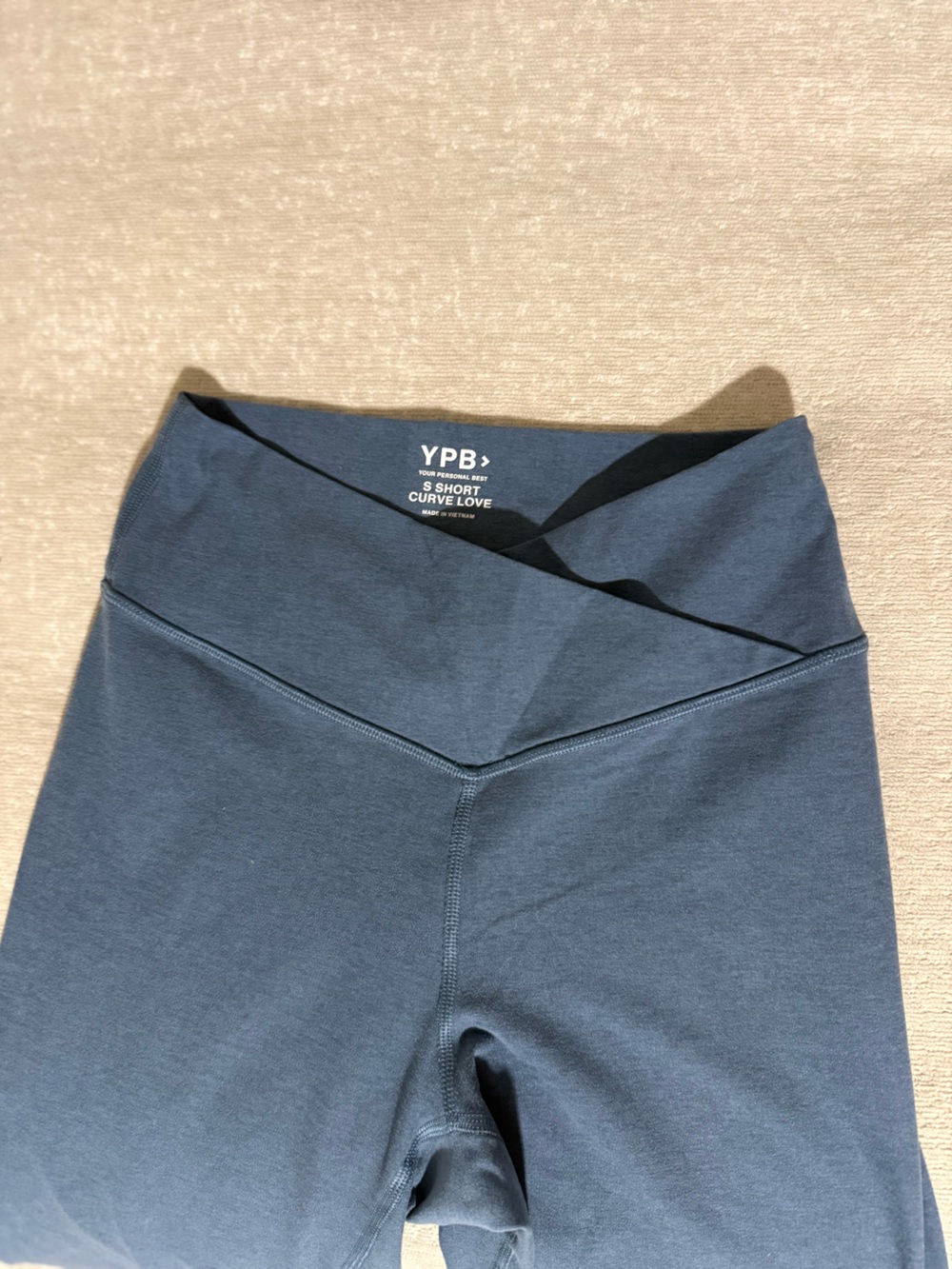 Abercrombie & Fitch Dark Blue Flare Leggings - Picture 3 of 3